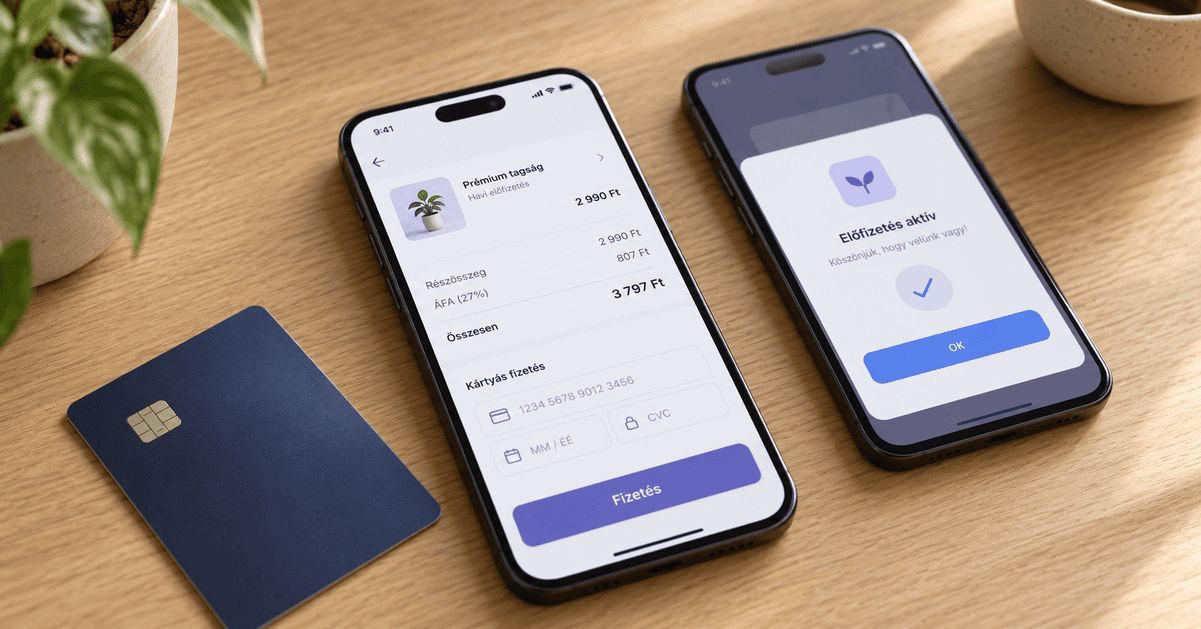 mobiltelefonok, bankkártya, appos fizetés, iap, előfizetés